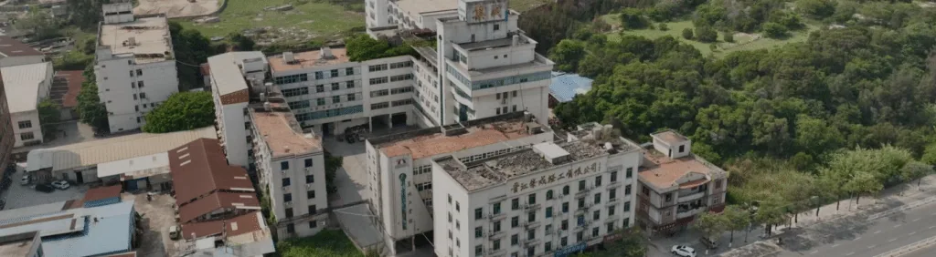 Regenschirmfabrik in Jinjiang, China