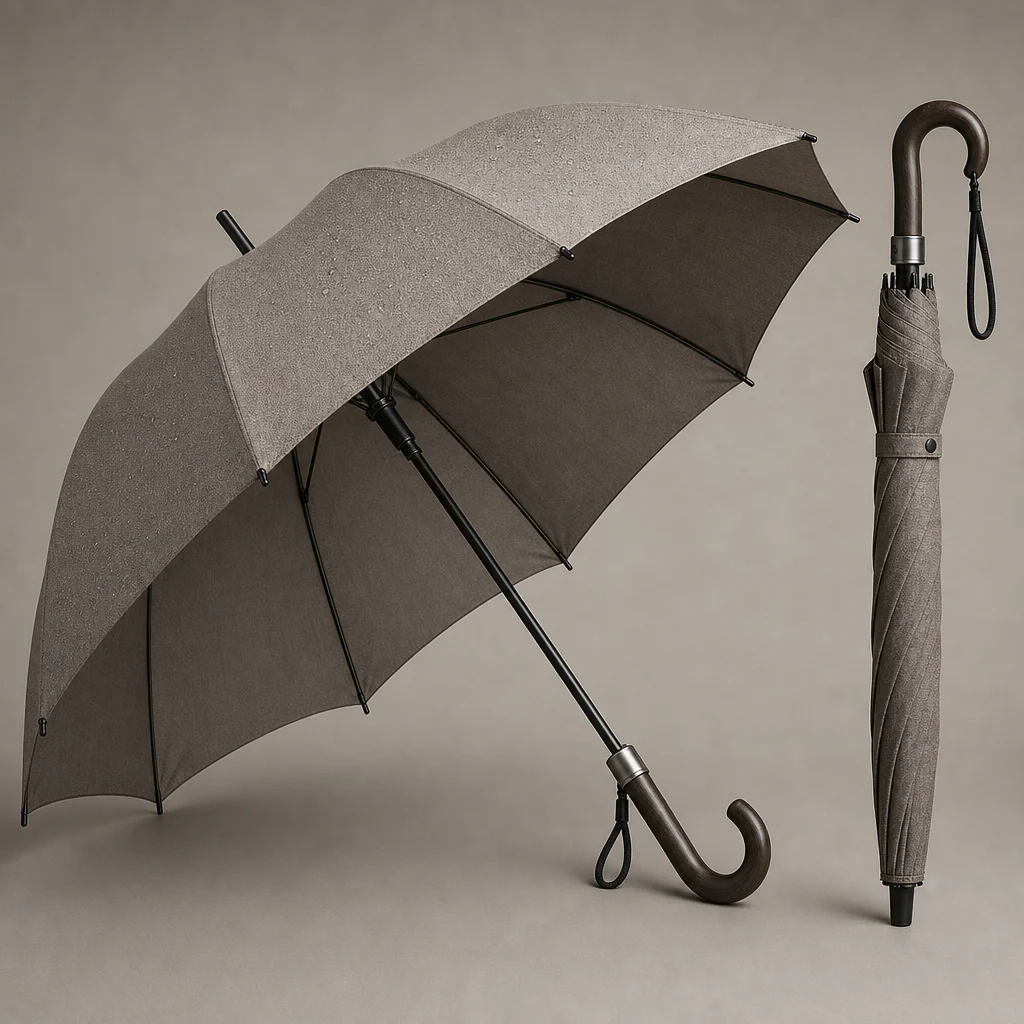 Alpine Neutral Utility straight umbrella concept for Switzerland 2026 Autumn/Winter
