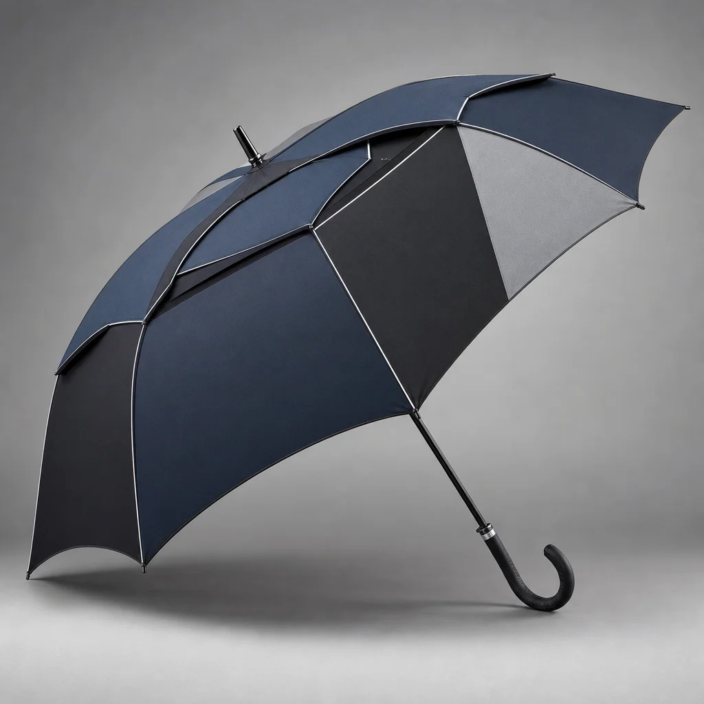 Architectural Power Canopy golf umbrella concept for France 2026 Autumn/Winter