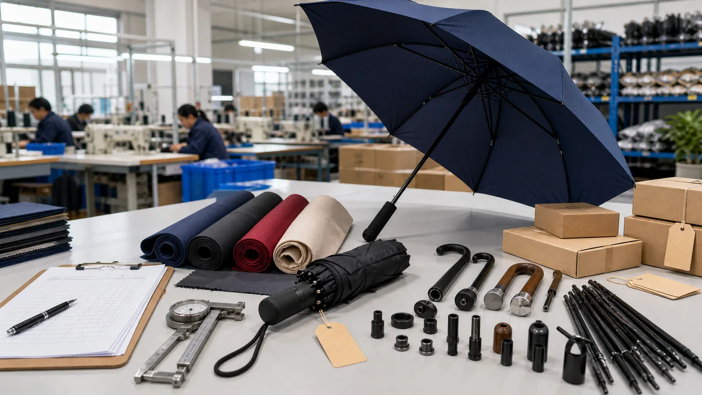 Ark Umbrella Factory Capabilities for Buyers article illustration for B2B umbrella buyers
