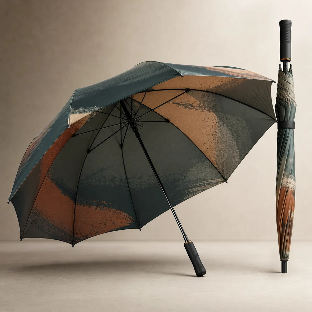 Authentic Local Design golf umbrella concept for Australia 2026 Autumn/Winter