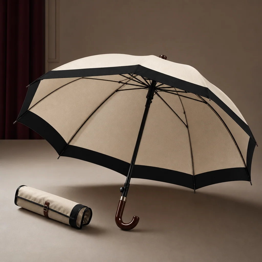Bourgeois Rain Polish folding umbrella concept for France 2026 Autumn/Winter
