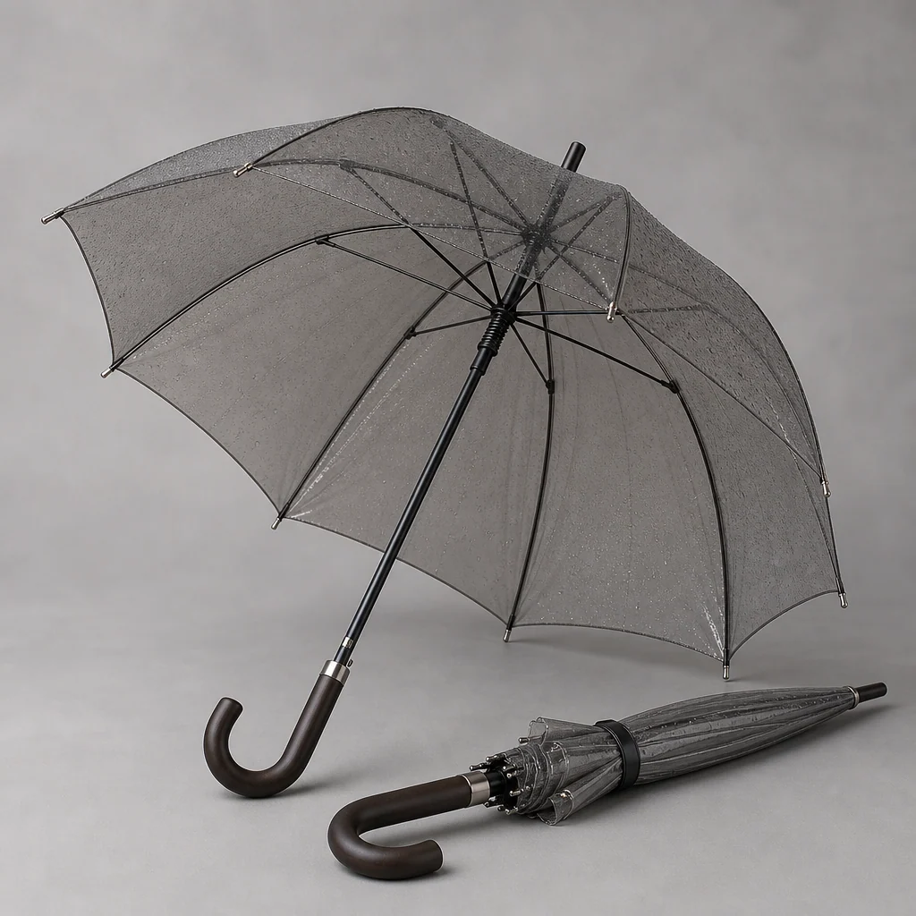 Boutique Clear Rain straight umbrella concept for Switzerland 2026 Autumn/Winter
