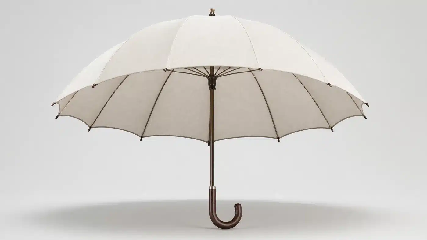 Simple Linen umbrella concept for China 2026 market