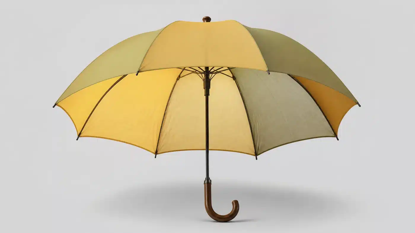 Sunny Gradient Yellow umbrella concept for China 2026 market
