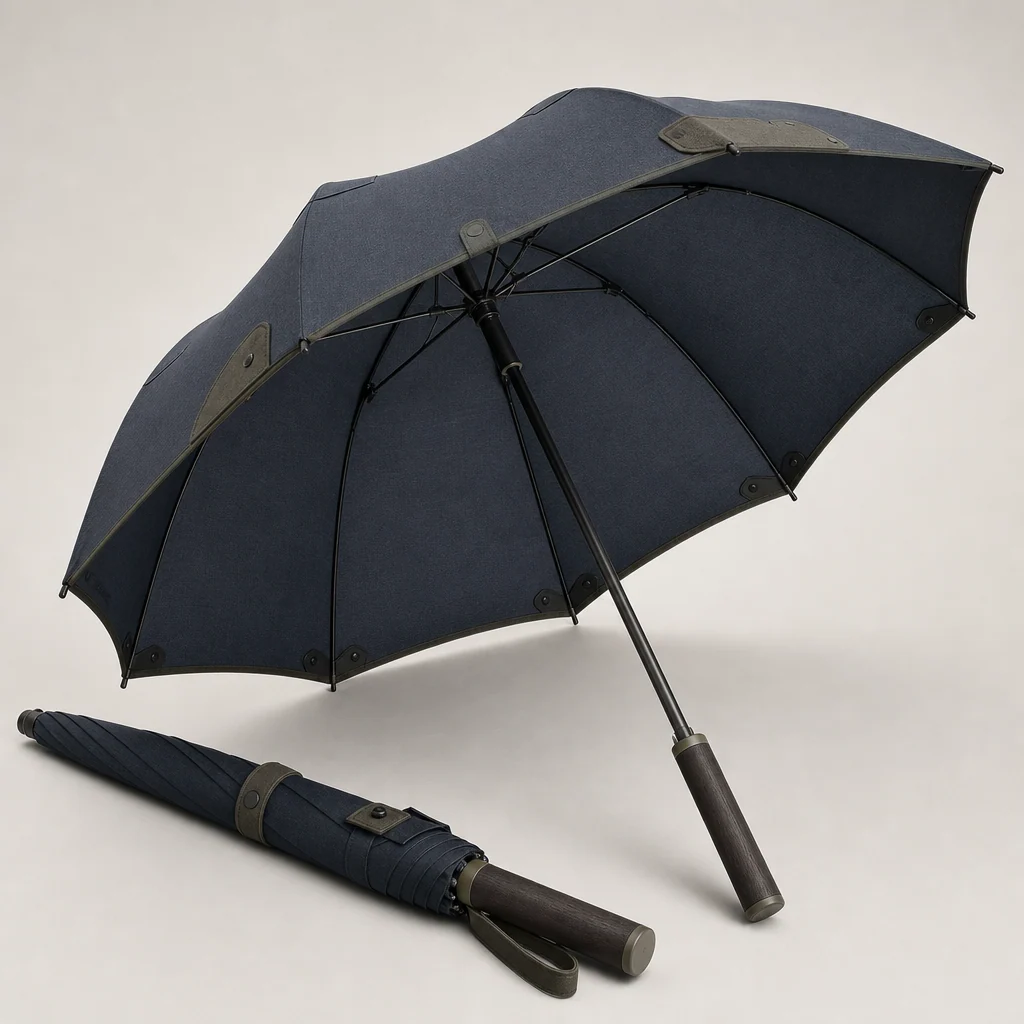 Circular Repair Canopy straight umbrella concept for Netherlands 2026 Autumn/Winter