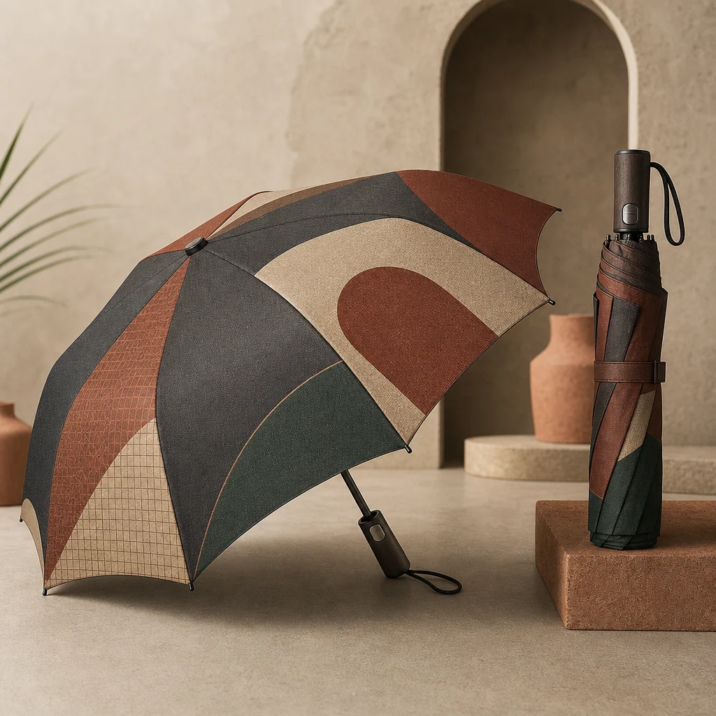 Craft Venue Architecture folding umbrella concept for Mexico 2026 Autumn/Winter
