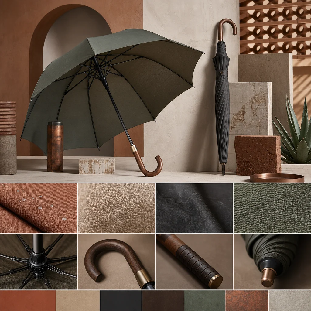 Craft Venue Architecture trend visual for Mexico 2026 Autumn/Winter umbrella design