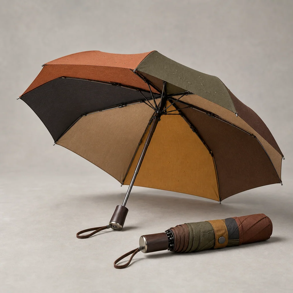 Crafted Market Colour folding umbrella concept for Spain 2026 Autumn/Winter