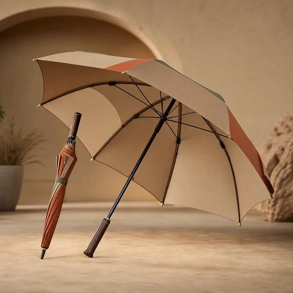 Desert Event Colour golf umbrella concept for Saudi Arabia 2026 Autumn/Winter