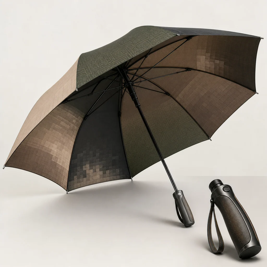 Earthly Digital Commerce golf umbrella concept for Indonesia 2026 Autumn/Winter