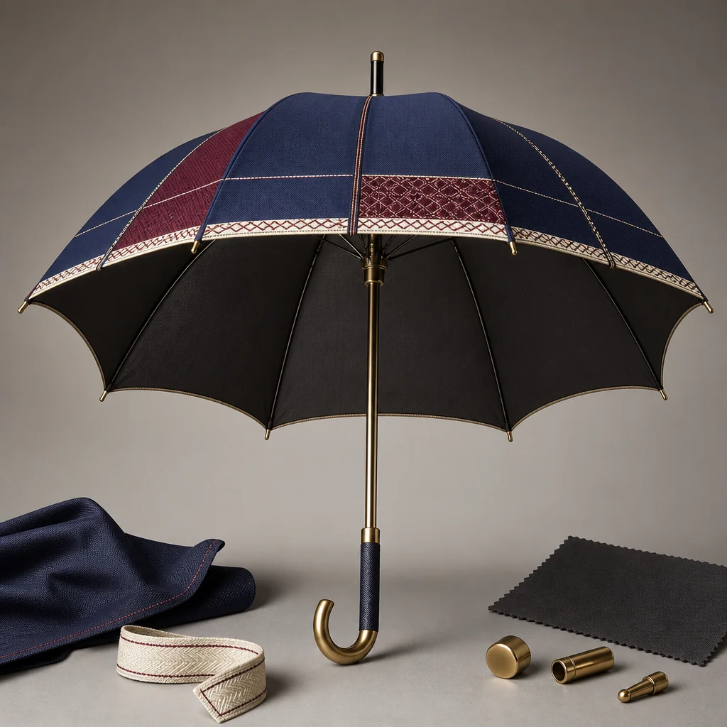 Emerging Craft Collaboration straight umbrella concept for Russia 2026 Autumn/Winter