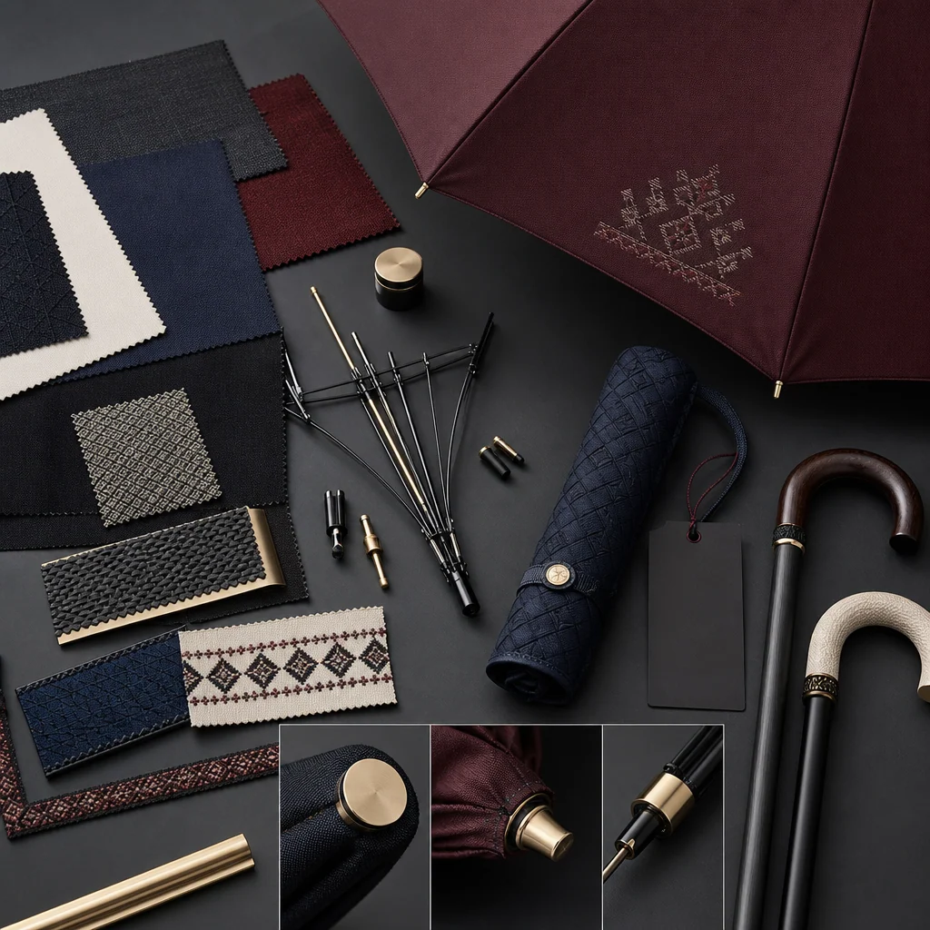 Emerging Craft Collaboration trend visual for Russia 2026 Autumn/Winter umbrella design