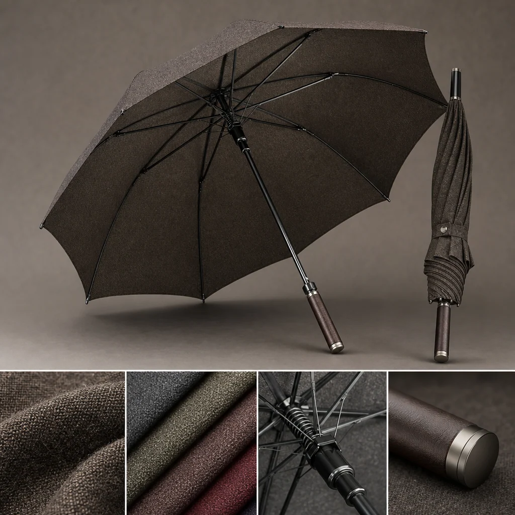 Fabric Handfeel Surfaces straight umbrella concept for Turkey 2026 Autumn/Winter