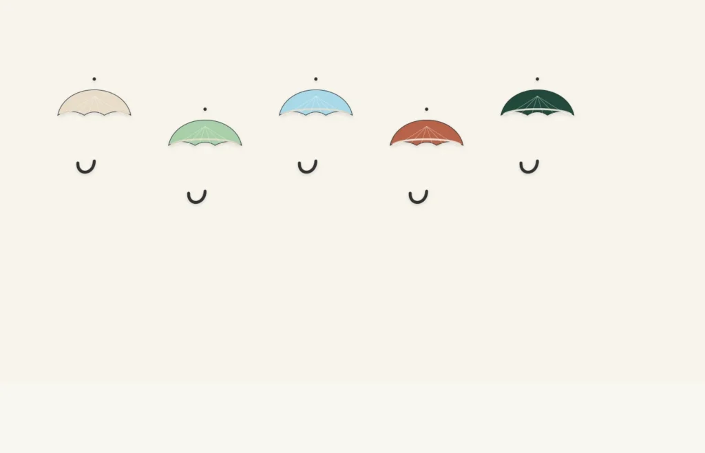 Conceito de guarda-chuva para a França 2026, herói sem texto