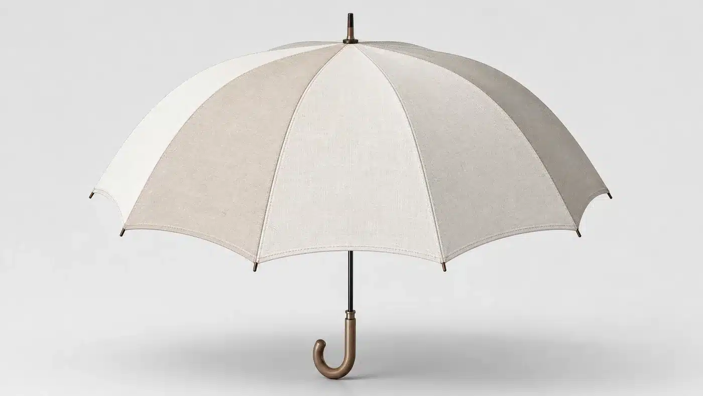 Concept de parapluie en lin chaud pour le marché français de 2026
