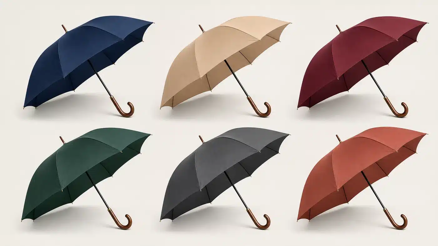 Collection de parapluies aux couleurs populaires France 2026