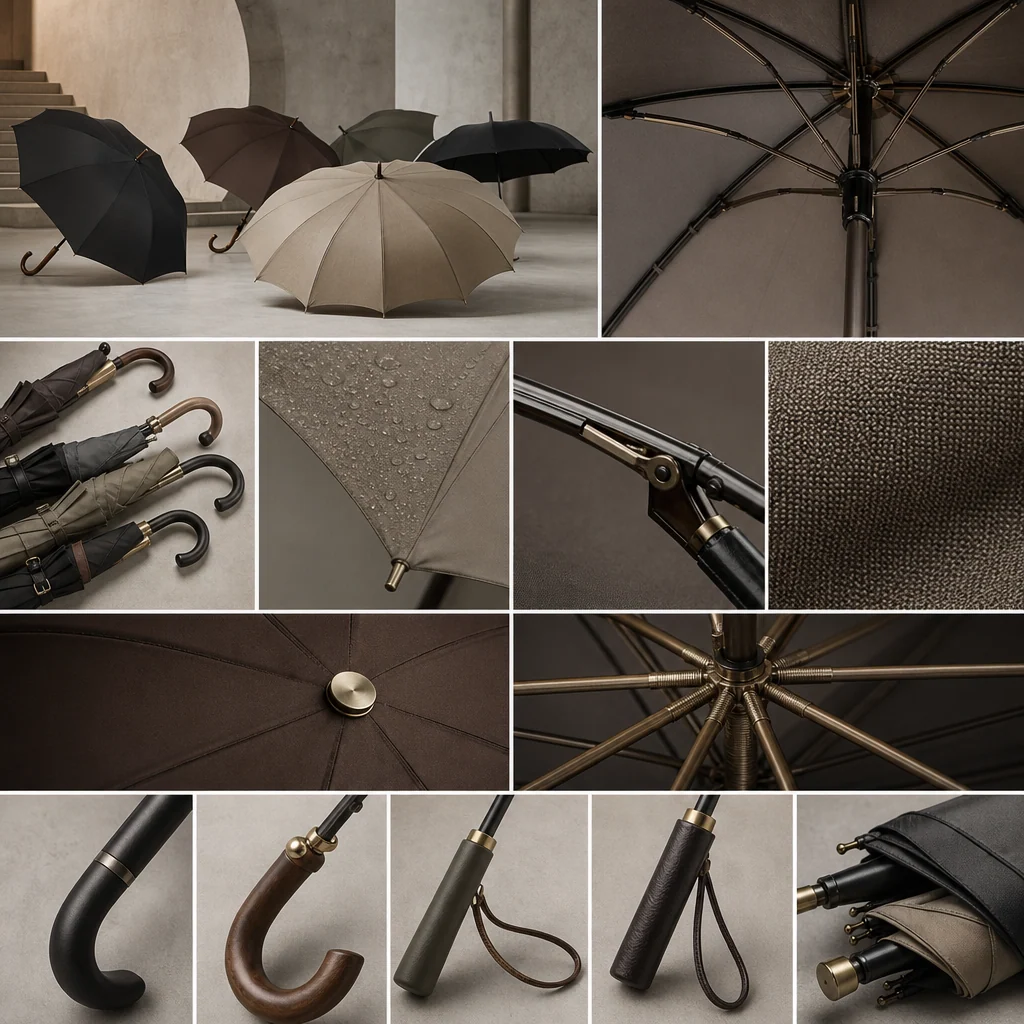 Istanbul Trade Neutrals trend visual for Turkey 2026 Autumn/Winter umbrella design