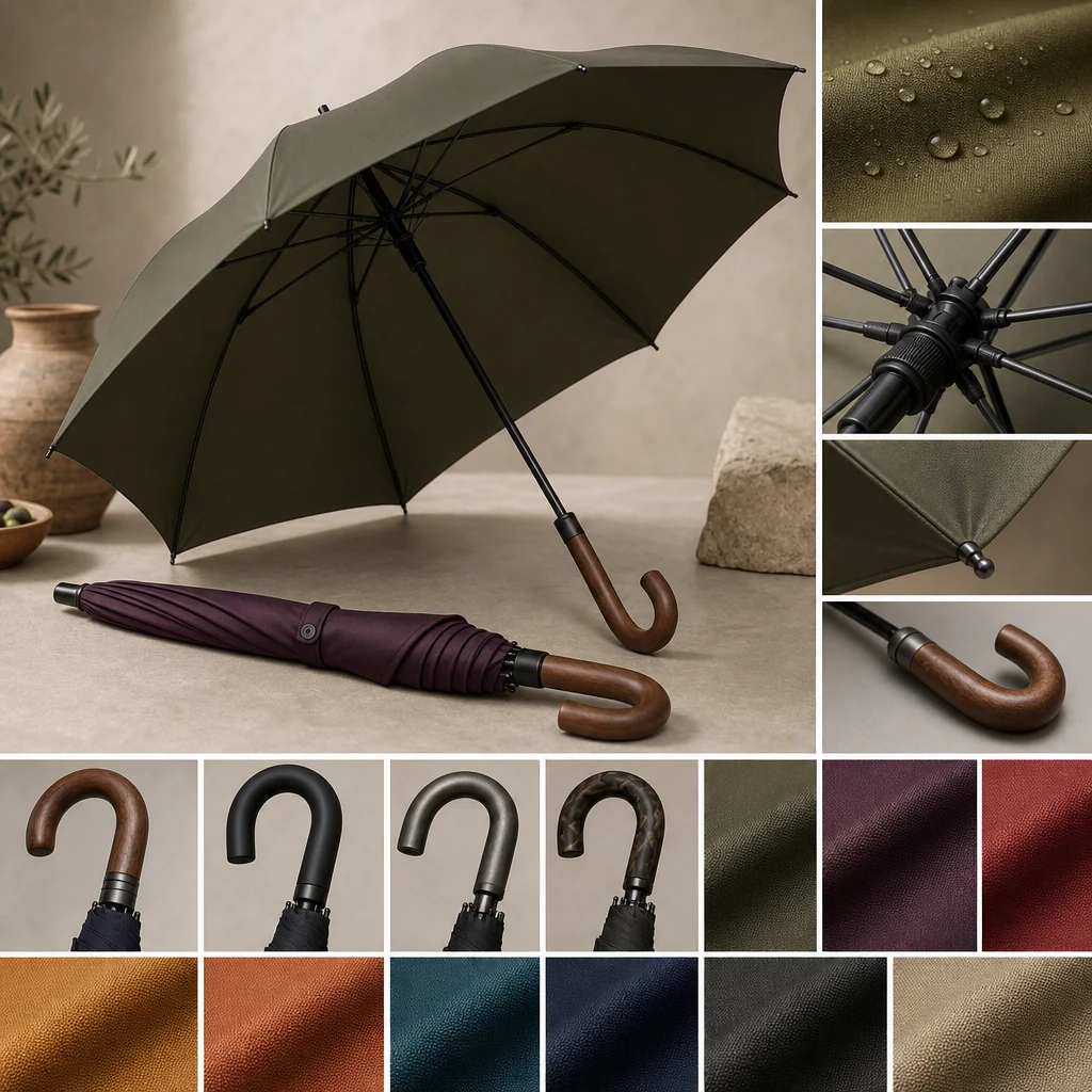 Mediterranean Market Colour trend visual for Turkey 2026 Autumn/Winter umbrella design