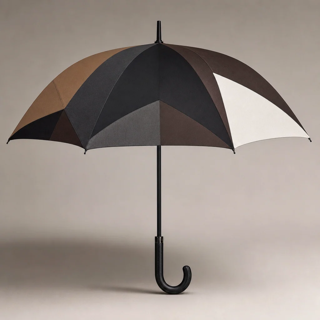 Milan Tailored Geometry straight umbrella concept for Italy 2026 Autumn/Winter