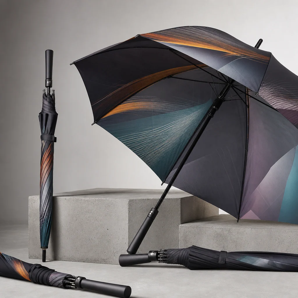 Friction Freedom Graphic straight umbrella concept for Netherlands 2026 Autumn/Winter