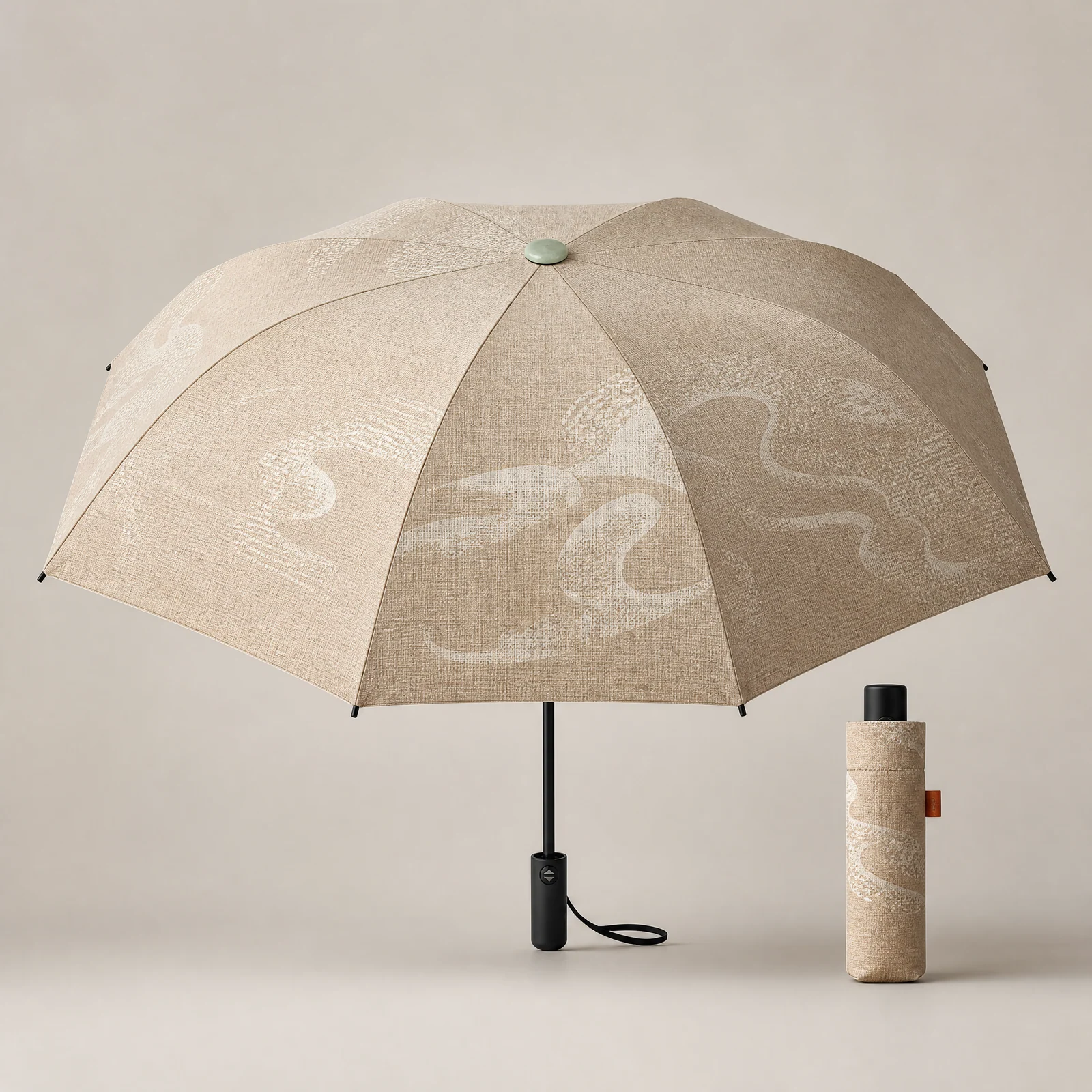 Modern Craft Texture folding umbrella concept for China 2026 Autumn/Winter