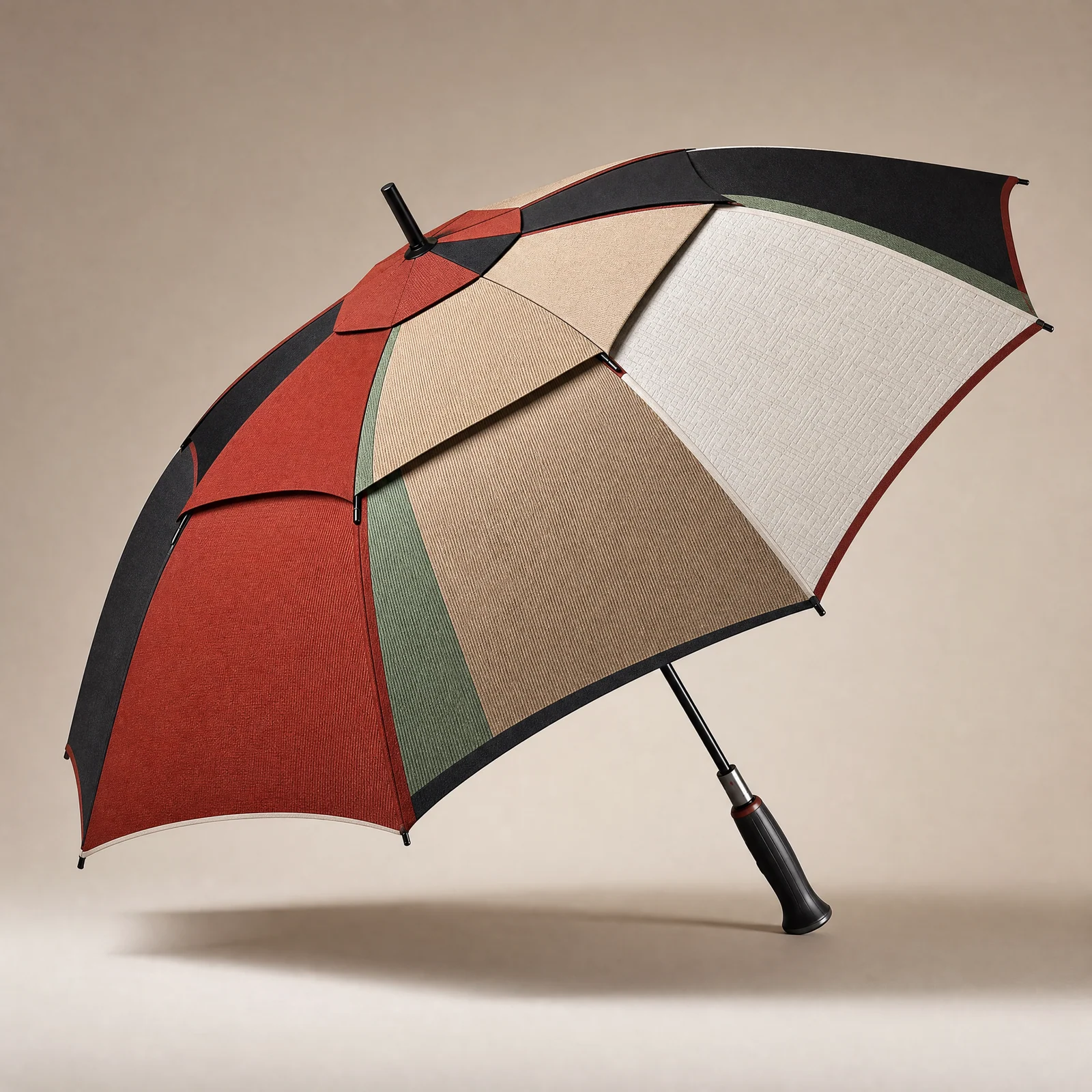 Modern Craft Texture golf umbrella concept for China 2026 Autumn/Winter