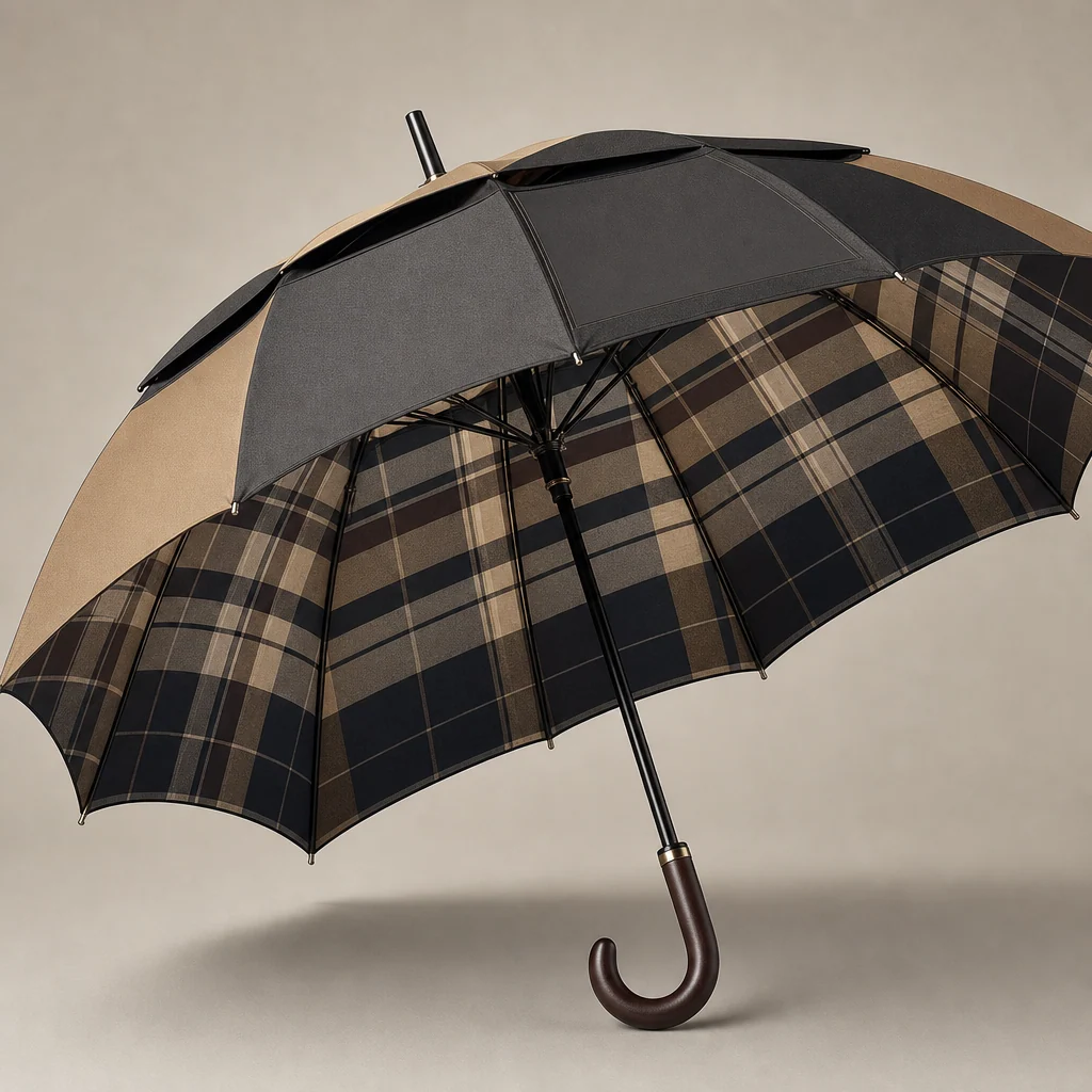 Paris Check Tailoring golf umbrella concept for France 2026 Autumn/Winter