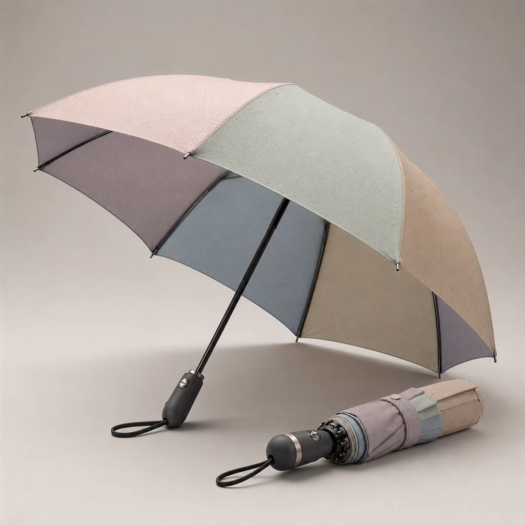 Pastel Resort Rain folding umbrella concept for Australia 2026 Autumn/Winter