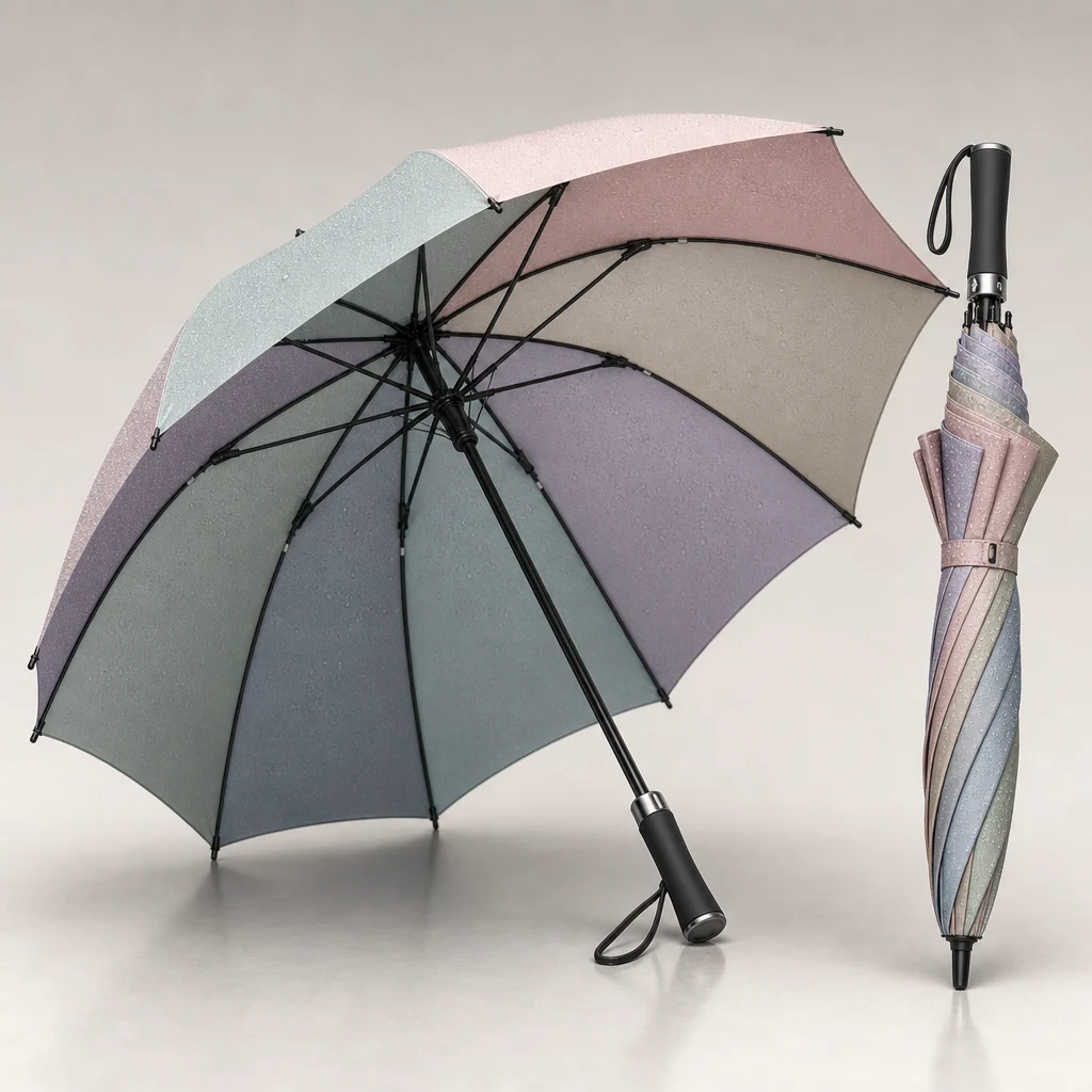 Pastel Resort Rain golf umbrella concept for Australia 2026 Autumn/Winter