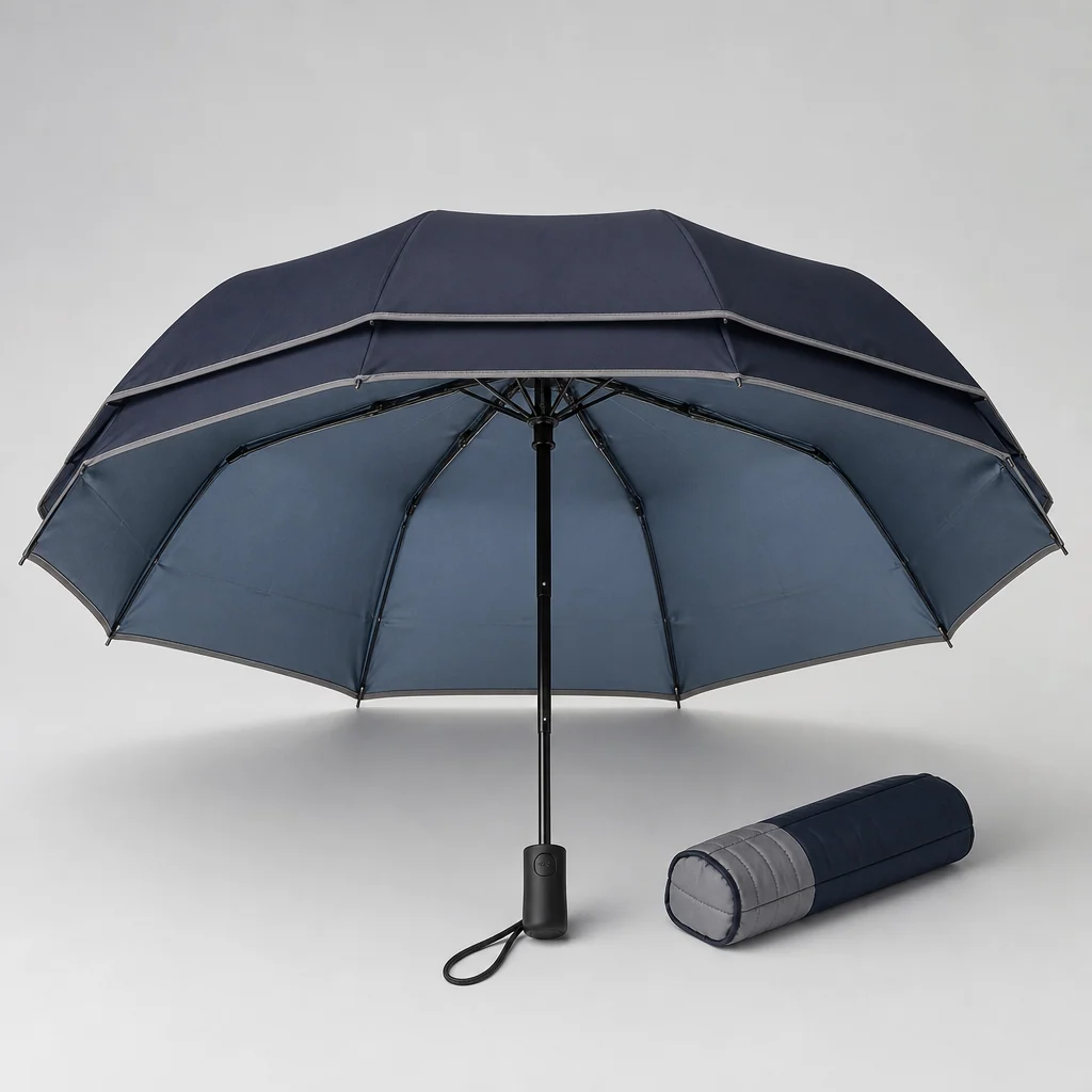 Protective Layer Structure folding umbrella concept for Germany 2026 Autumn/Winter