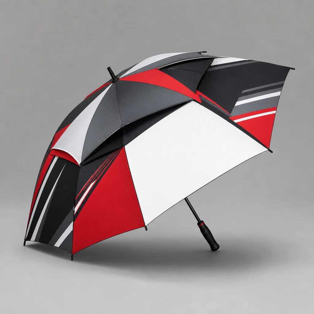 Racing Graphic Panel golf umbrella concept for Russia 2026 Autumn/Winter