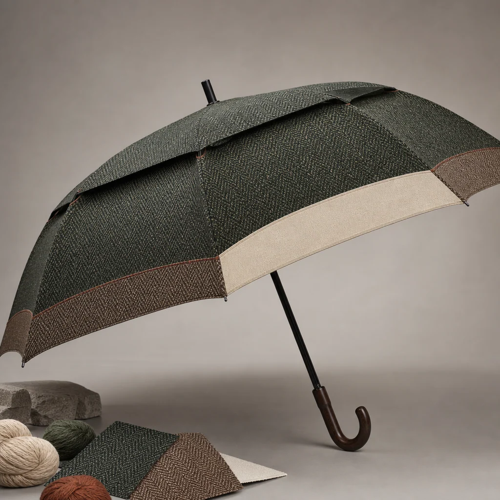 Regenerative Knit Texture golf umbrella concept for Germany 2026 Autumn/Winter