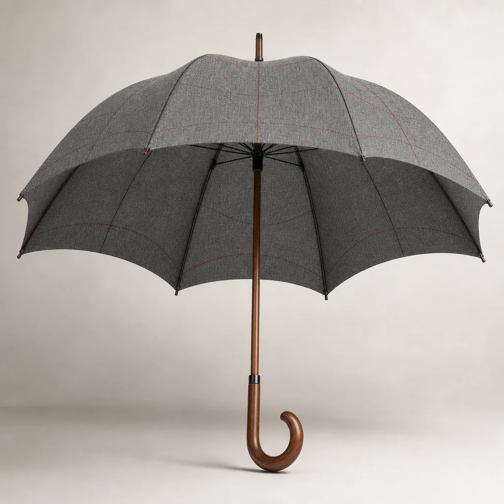 Regenerative Knit Texture straight umbrella concept for Germany 2026 Autumn/Winter