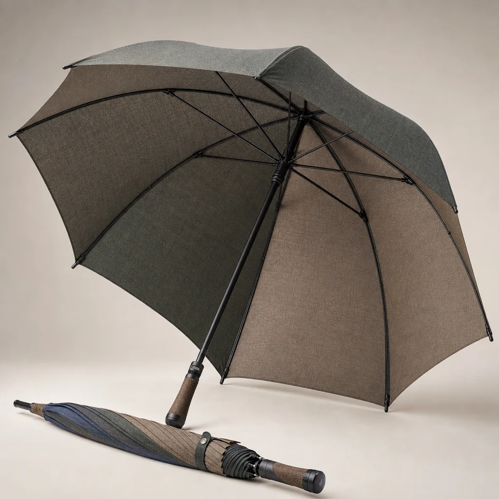 Regenerative Textile Lab golf umbrella concept for Netherlands 2026 Autumn/Winter