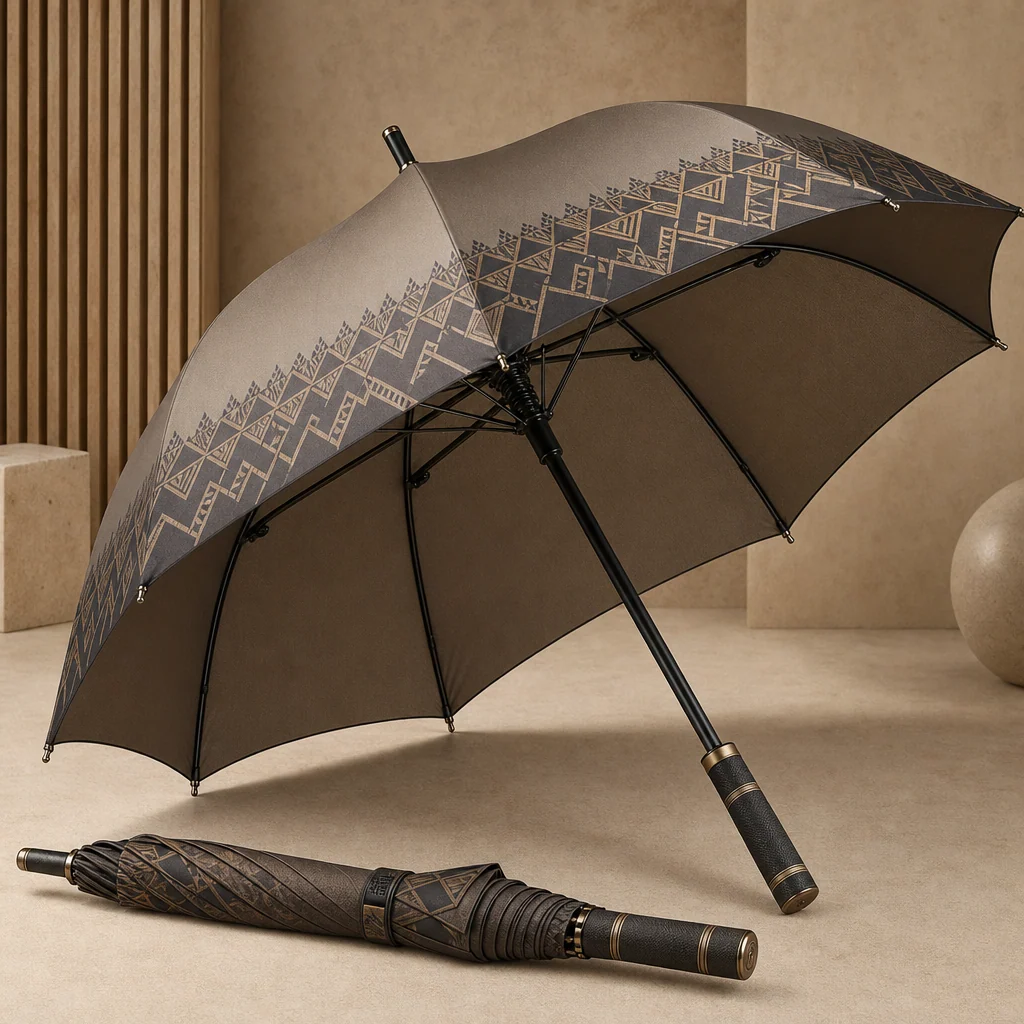 Residency Craft Modernism golf umbrella concept for Saudi Arabia 2026 Autumn/Winter