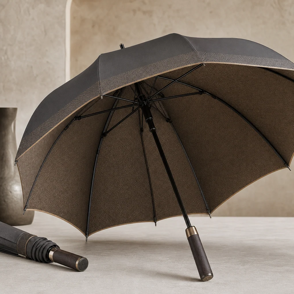 Residency Craft Modernism straight umbrella concept for Saudi Arabia 2026 Autumn/Winter