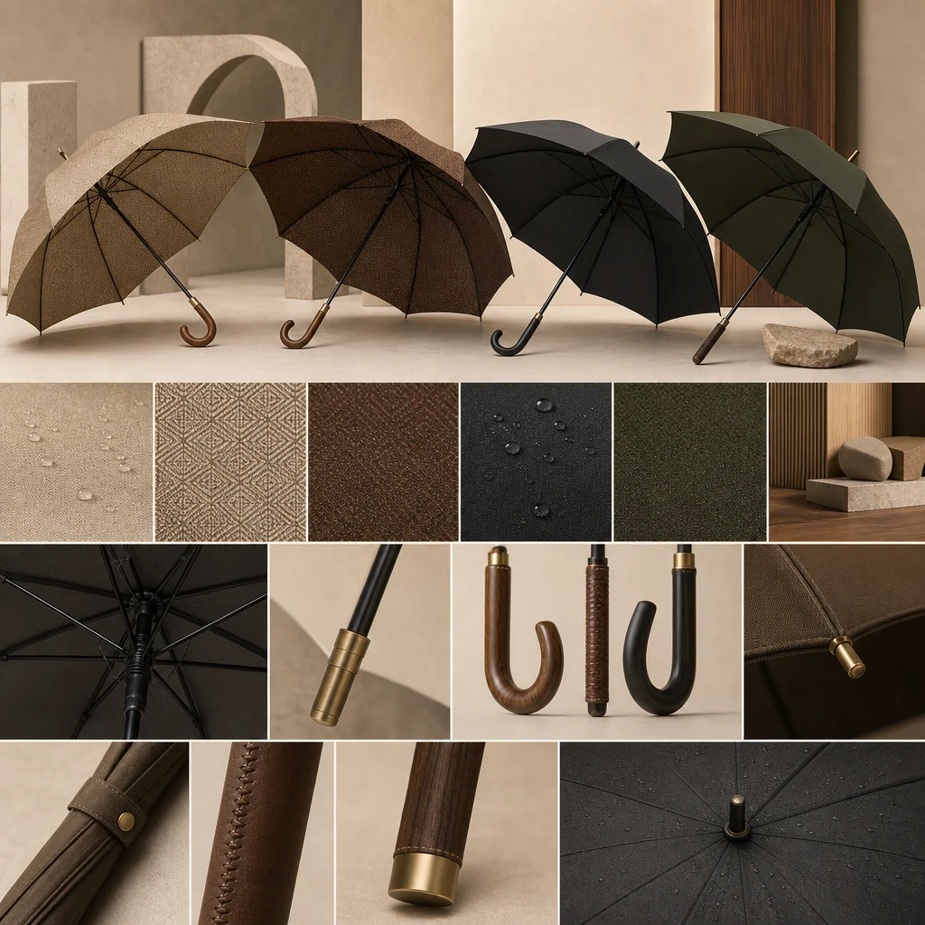 Residency Craft Modernism trend visual for Saudi Arabia 2026 Autumn/Winter umbrella design