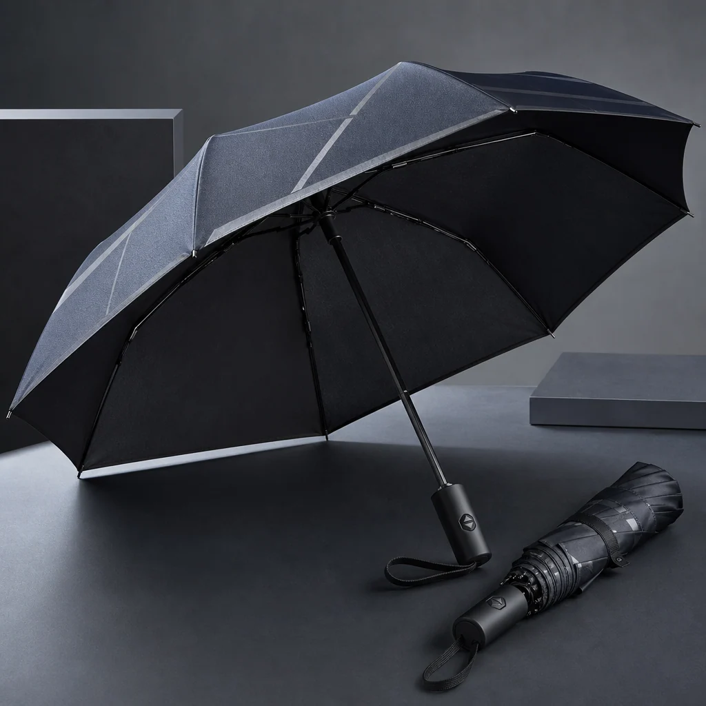 Seoul Tech Reflective folding umbrella concept for South Korea 2026 Autumn/Winter