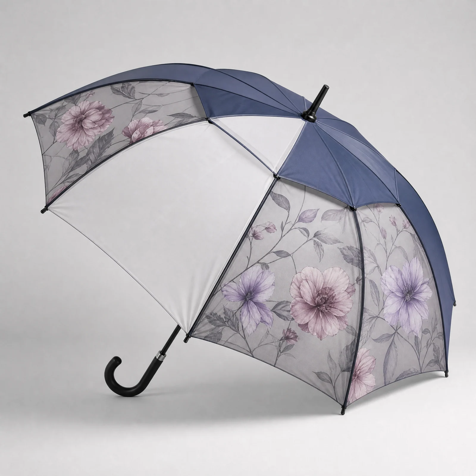 Sheer Winter Floral golf umbrella concept for UK 2026 autumn winter