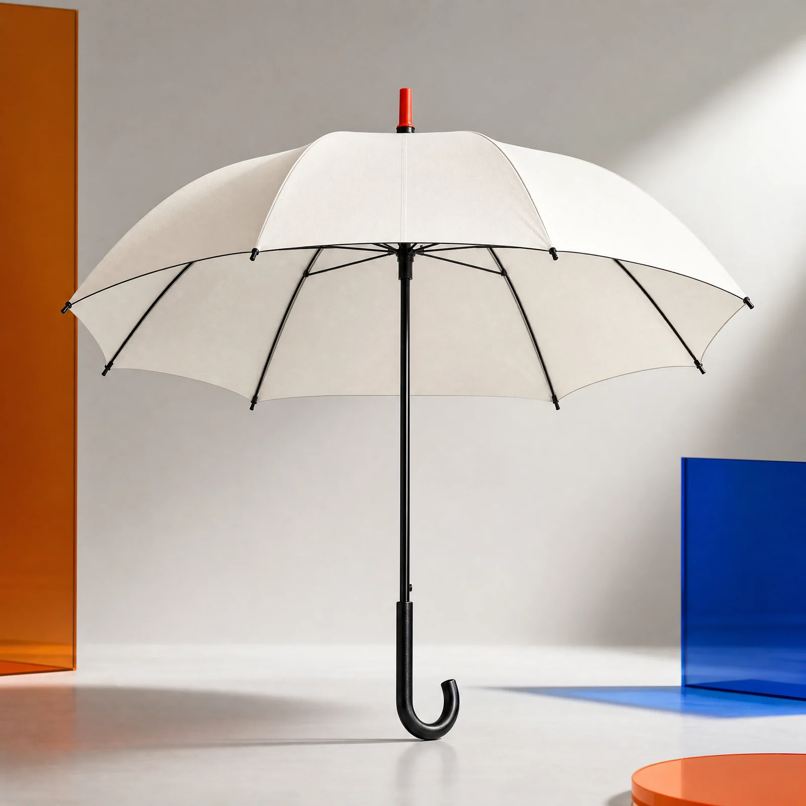 Showroom Retail Pop straight umbrella concept for China 2026 Autumn/Winter