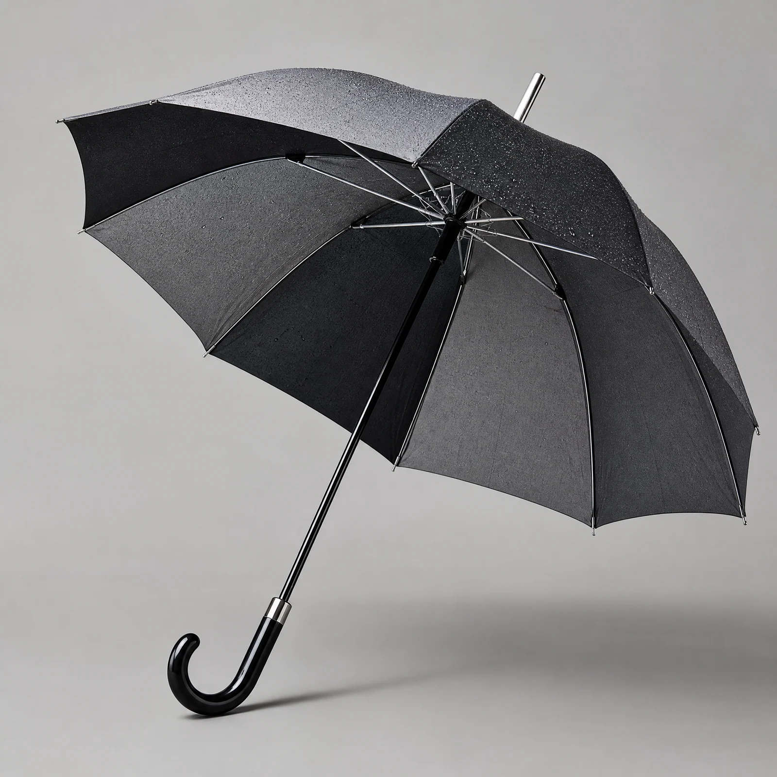 Slick Night Monochrome straight umbrella concept for UK 2026 autumn winter