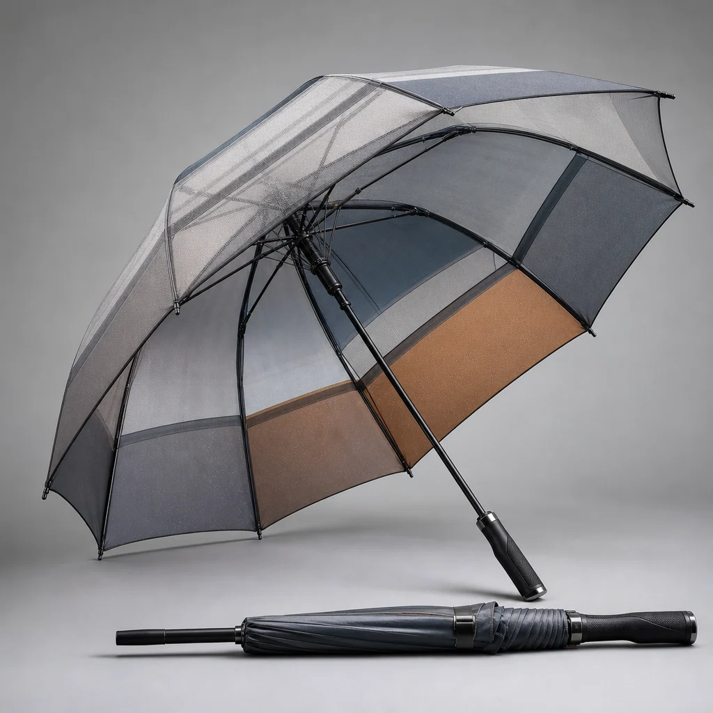 Transparent Value Chain golf umbrella concept for Netherlands 2026 Autumn/Winter