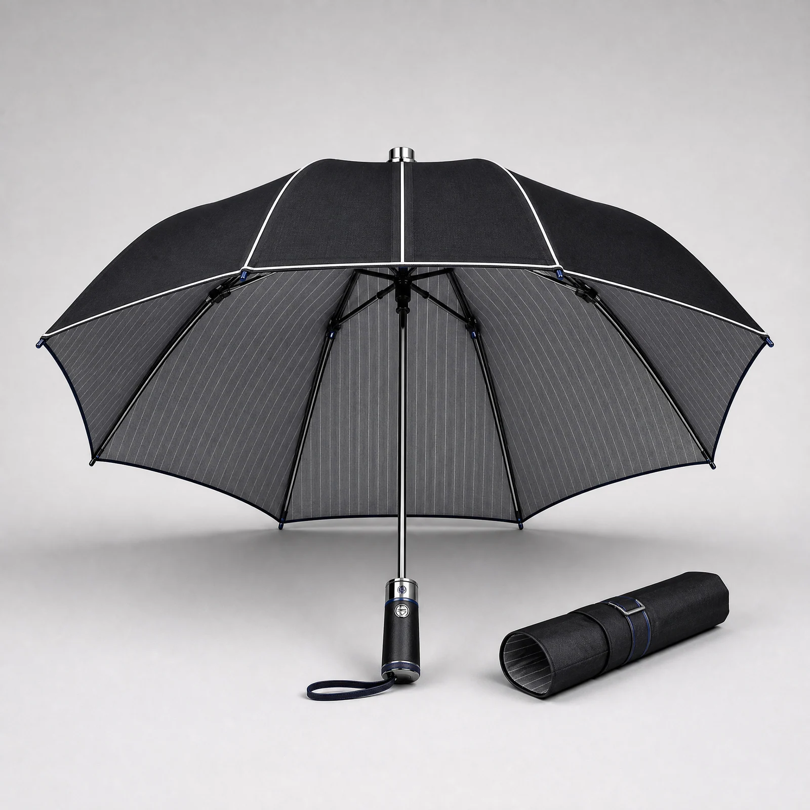 Tuxedo Rain Tailoring folding umbrella concept for United States 2026 Autumn/Winter
