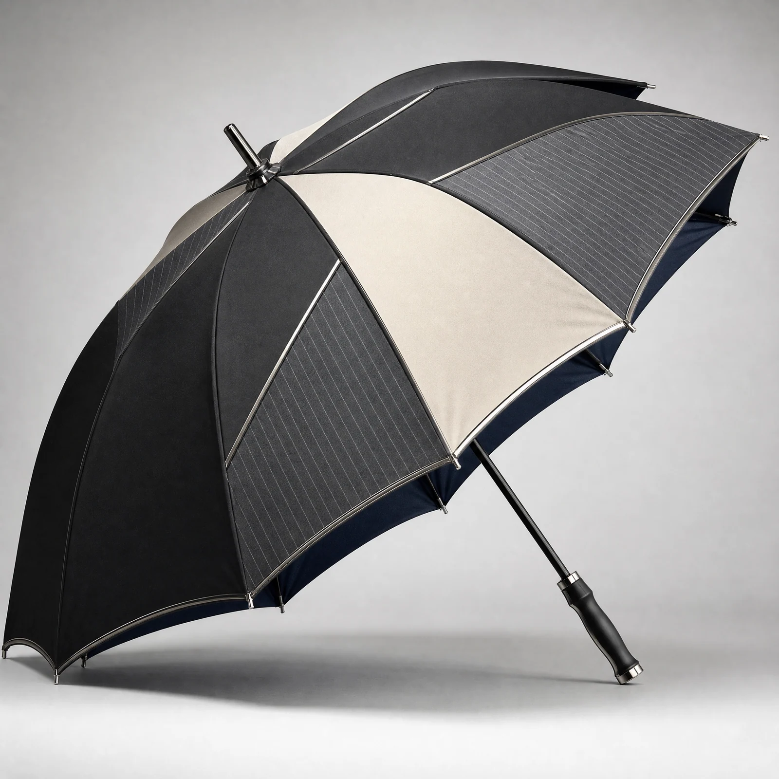 Twisted Tailoring with Metallic Trim golf umbrella concept for UK 2026 autumn winter