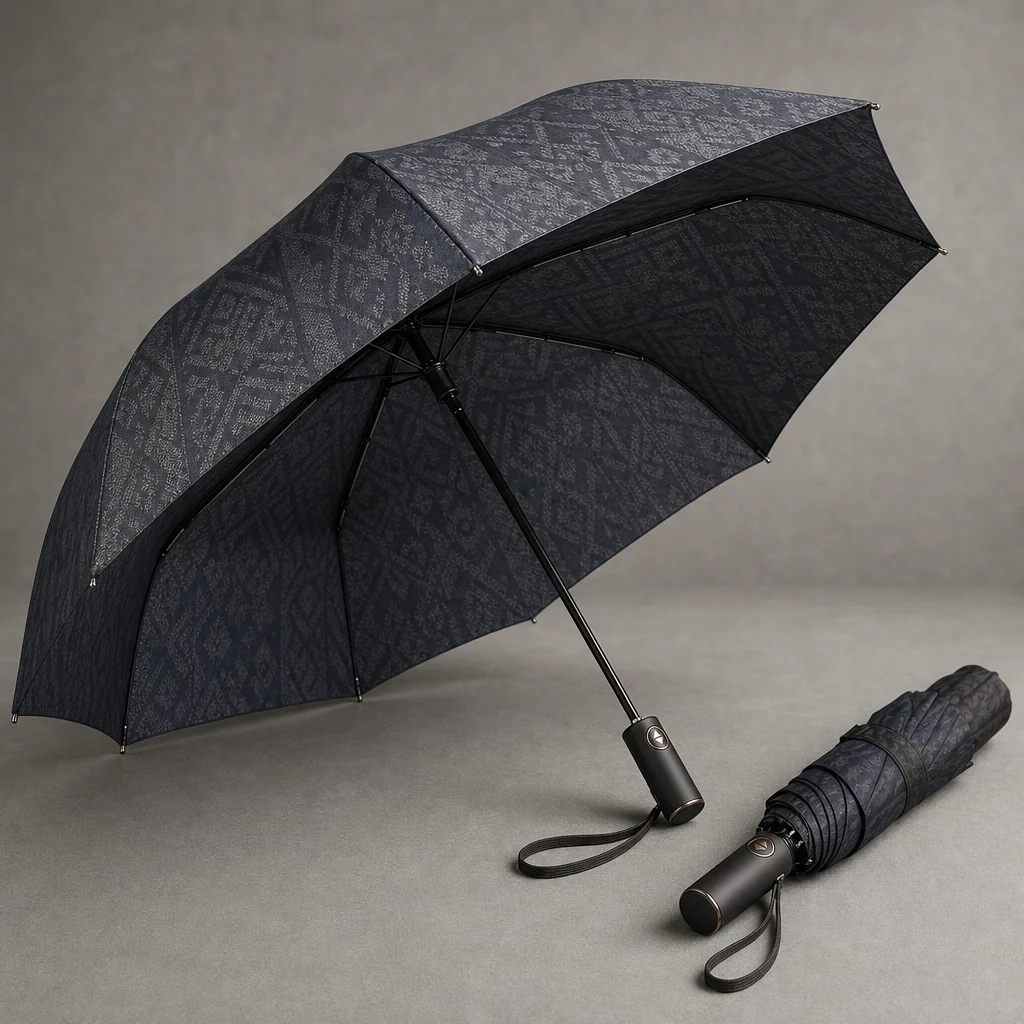 Urban Wastra Readywear folding umbrella concept for Indonesia 2026 Autumn/Winter