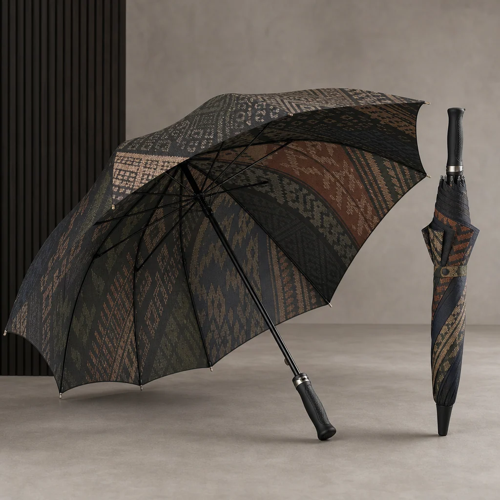 Urban Wastra Readywear golf umbrella concept for Indonesia 2026 Autumn/Winter