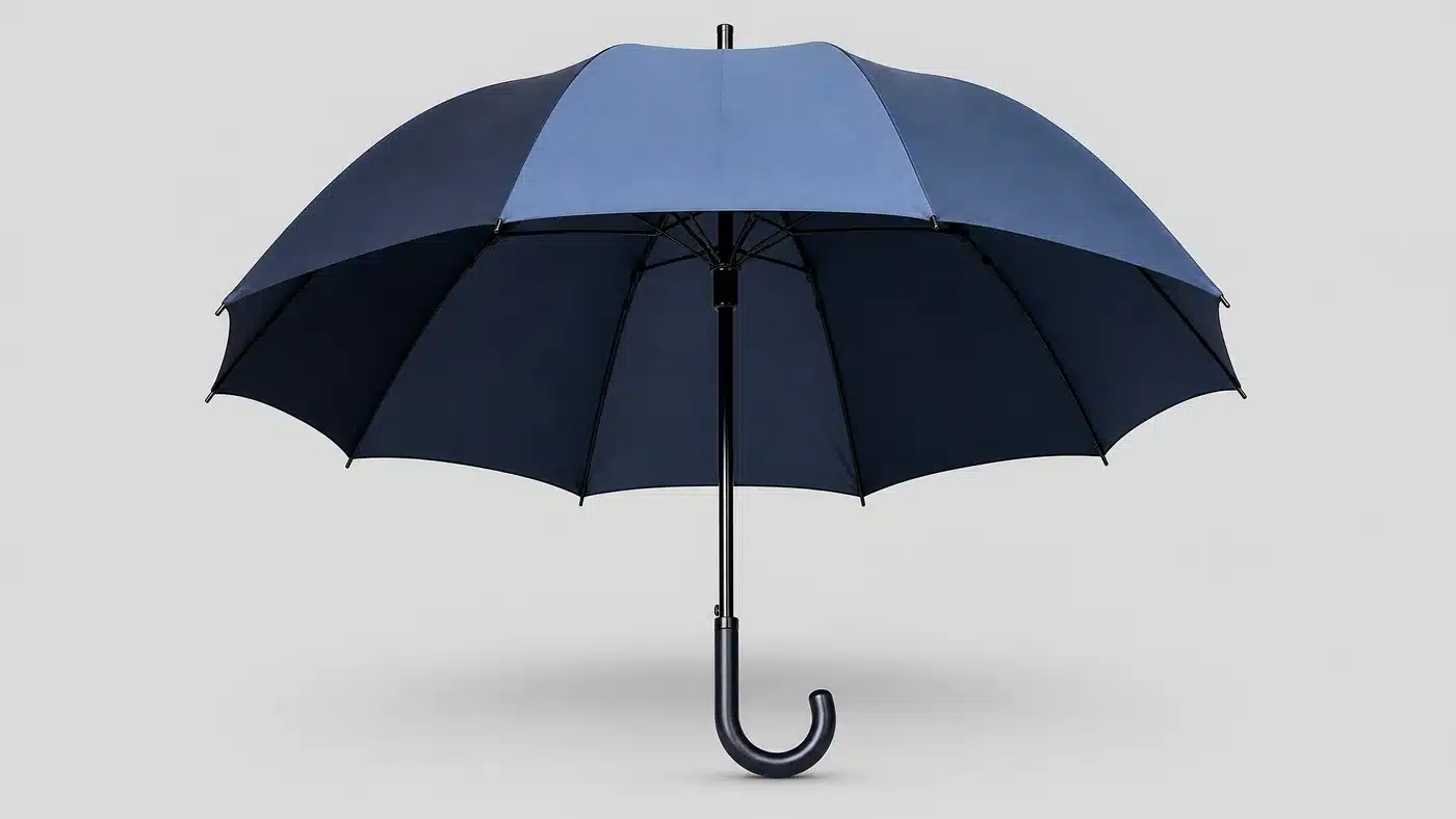 Conceito de guarda-chuva Marina Blue para o mercado dos Estados Unidos em 2026