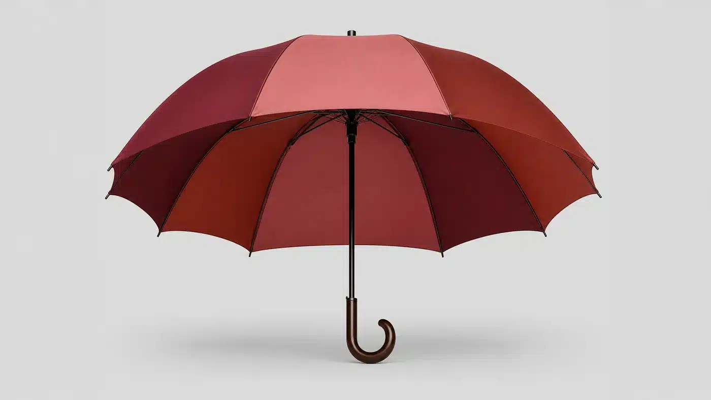 Conceito de guarda-chuva vermelho lava para o mercado dos Estados Unidos em 2026
