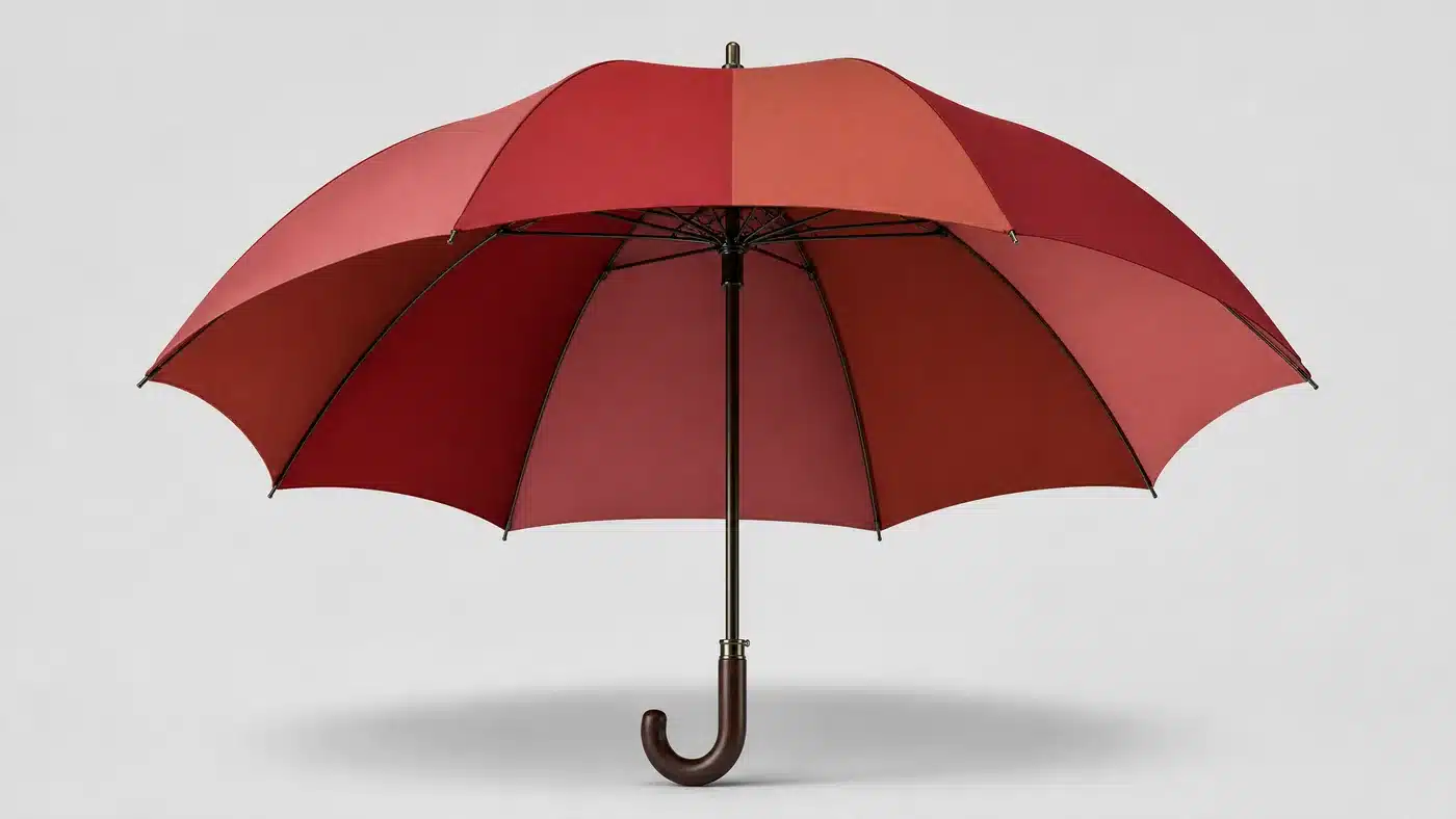Conceito de guarda-chuva Dusty Rose para o mercado dos Estados Unidos em 2026